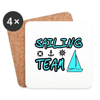 Sail - Coasters (set of 4) - white - Front
