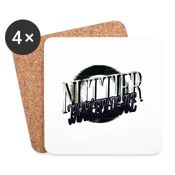 birthday present birthday present idea beach - Coasters (set of 4) - white - Front
