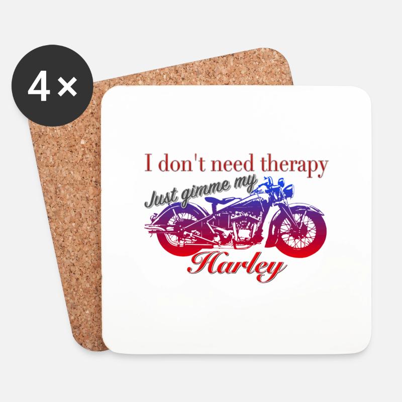 Self-therapy - Coasters (set of 4) - white