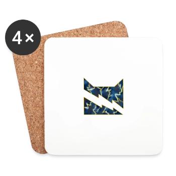 Donenrclan Thunderclan Firestar Firestar Cats - Coasters (set of 4) - white - Front
