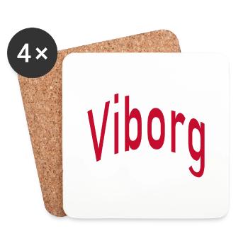 Viborg - Dessous de verre (lot de 4) - blanc - Devant