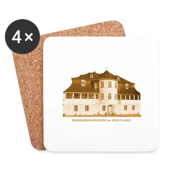 Markneukirchen Vogtland Museum Musical Instruments - Coasters (set of 4) - white - Front