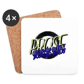 comics present idea better books coffee awesome - Coasters (set of 4) - white - Front