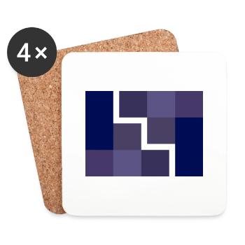 Geometric - Coasters (set of 4) - white - Front