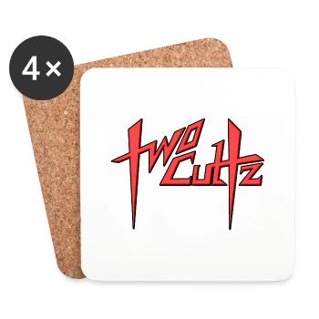 2Cultz SpeedyLogo Red - Coasters (set of 4) - white - Front