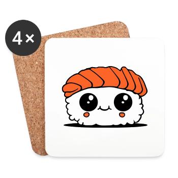 SUSHI fun - Coasters (set of 4) - white - Front