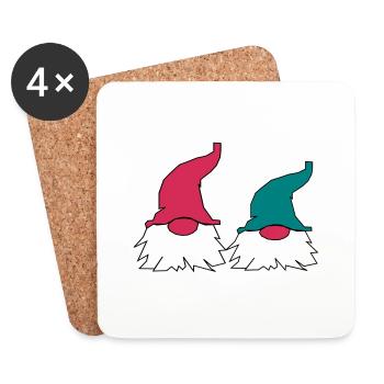 Eichsfelderlandkind - Untersetzer (4er-Set) - Weiß - Vorne