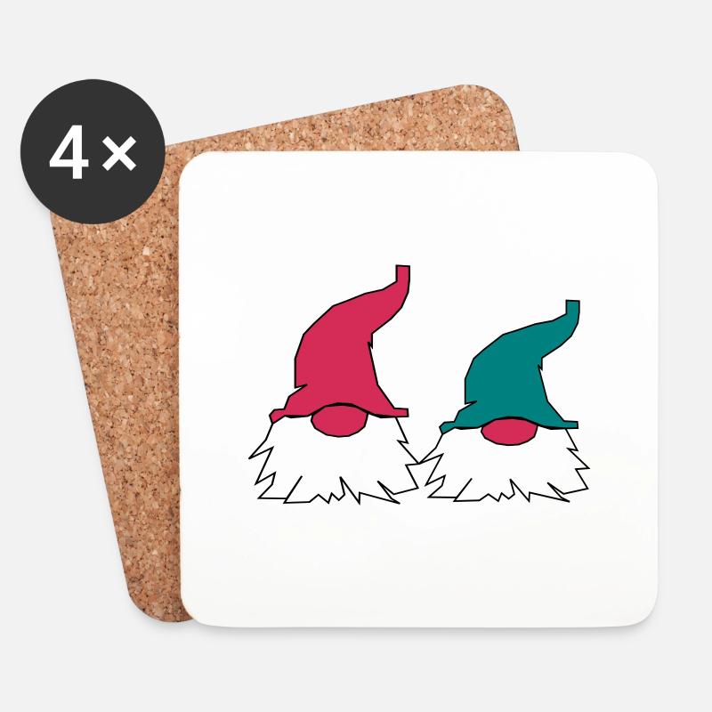 Eichsfelderlandkind - Untersetzer (4er-Set) - Weiß