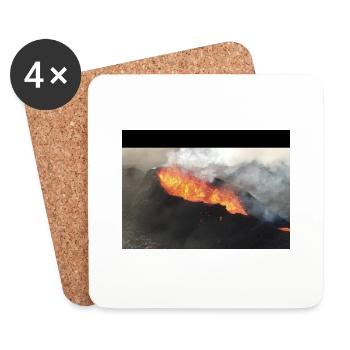 Vulcano - Untersetzer (4er-Set) - Weiß - Vorne