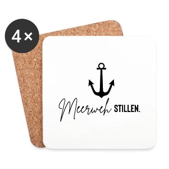 meerweh anker - Untersetzer (4er-Set) - Weiß - Vorne
