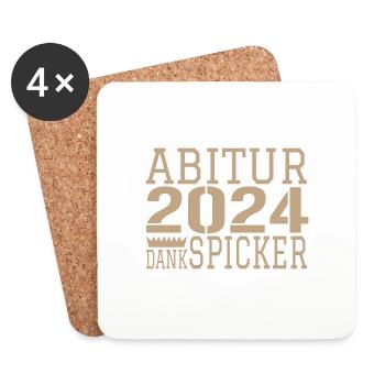 Abi funny sayings - Coasters (set of 4) - white - Front