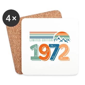 Limitierte Auflage 1972 - Untersetzer (4er-Set) - Weiß - Vorne