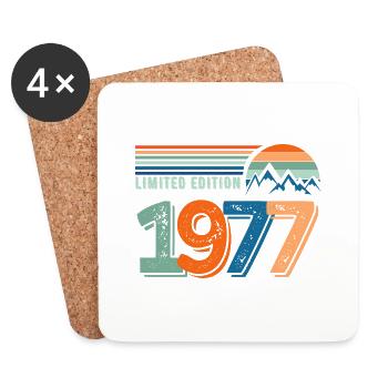 Limited edition 1977 - Coasters (set of 4) - white - Front