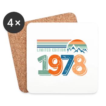 Limited edition 1978 - Coasters (set of 4) - white - Front