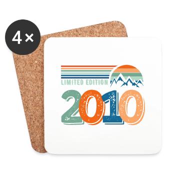 Limited edition 2010 - Dessous de verre (lot de 4) - blanc - Devant