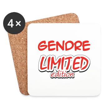 GENDRE LIMITED EDITION - Untersetzer (4er-Set) - Weiß - Vorne