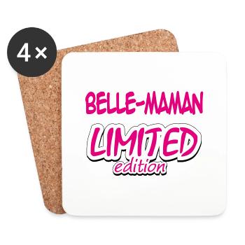 BELLE MAMAN LIMITIERTE AUFLAGE - Untersetzer (4er-Set) - Weiß - Vorne
