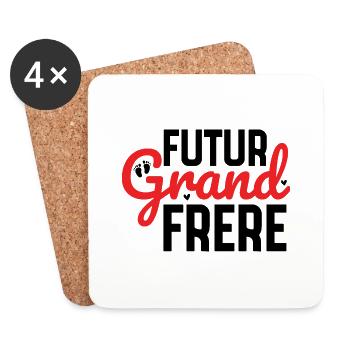 Future big brother - future big brother announcement - Coasters (set of 4) - white - Front