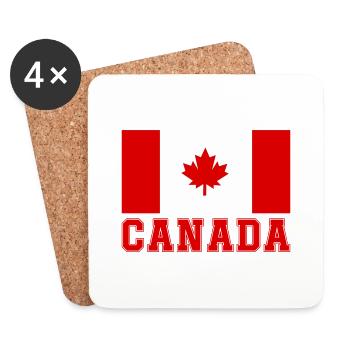 Canada Canada - Coasters (set of 4) - white - Front