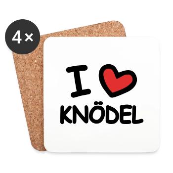 I Love Dumplings - Coasters (set of 4) - white - Front
