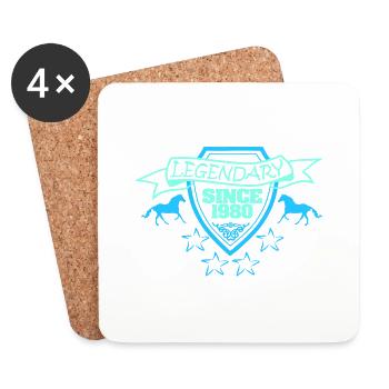 1980 - Coasters (set of 4) - white - Front