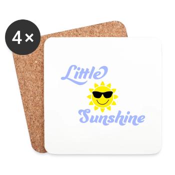 Little Sunshine - Untersetzer (4er-Set) - Weiß - Vorne