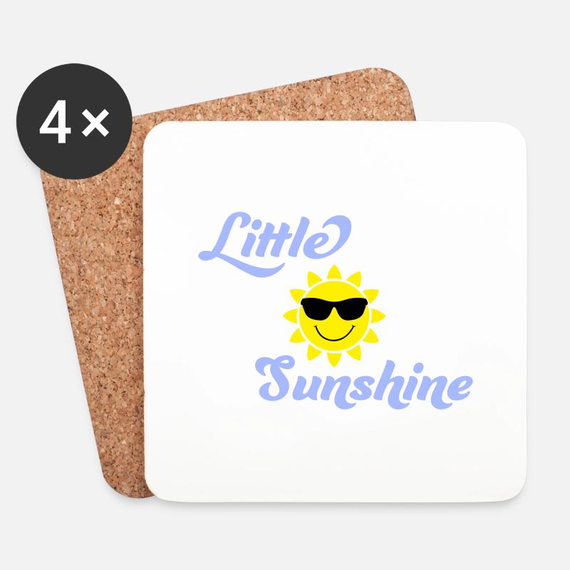 Little Sunshine - Untersetzer (4er-Set) - Weiß
