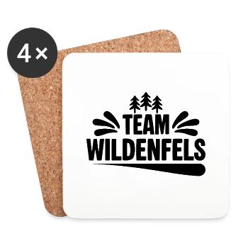 Team Wildenfels - Untersetzer (4er-Set) - Weiß - Vorne