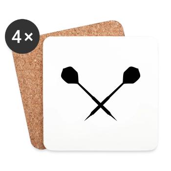 dart - Untersetzer (4er-Set) - Weiß - Vorne