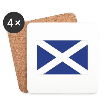 scotland flag - Untersetzer (4er-Set) - Weiß - Vorne