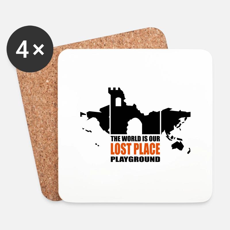 Lost Place - 2colors - 2011 - Untersetzer (4er-Set) - Weiß