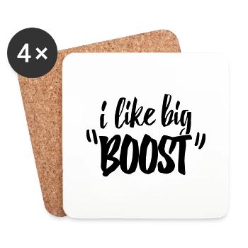 Big Boost - Coasters (set of 4) - white - Front
