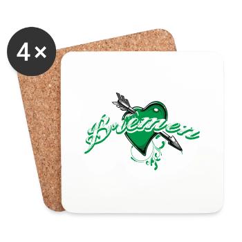 Bremen - Coasters (set of 4) - white - Front