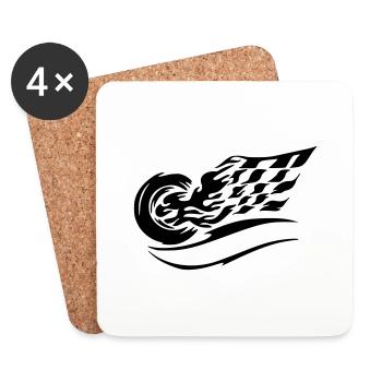 auto 1 - Untersetzer (4er-Set) - Weiß - Vorne