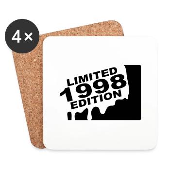 year 1998 limited edition - Coasters (set of 4) - white - Front