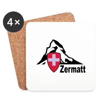 zermatt - Coasters (set of 4) - white - Front