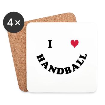 handball - Coasters (set of 4) - white - Front