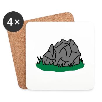 Stone - Coasters (set of 4) - white - Front