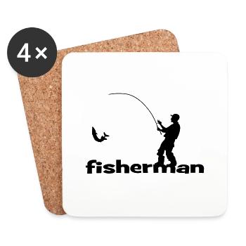 Fisherman - Untersetzer (4er-Set) - Weiß - Vorne