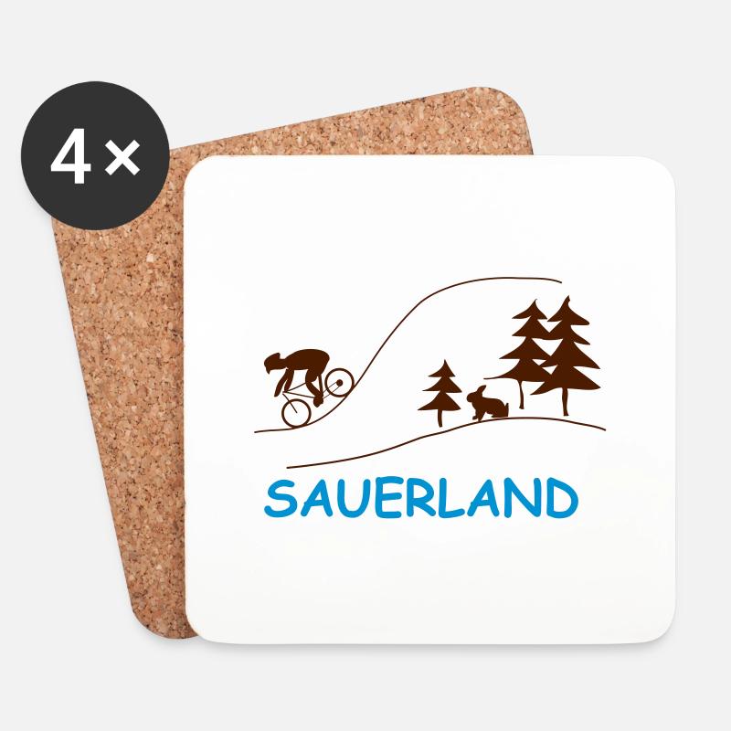 sauerland - Untersetzer (4er-Set) - Weiß
