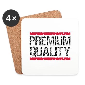 Cool Premium-Quality Logo-Design - Coasters (set of 4) - white - Front
