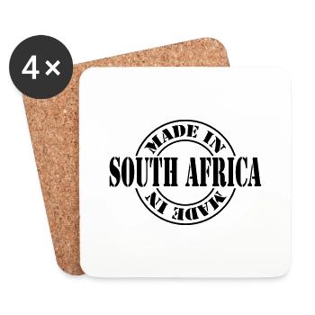 made in south africa m1k2 - Untersetzer (4er-Set) - Weiß - Vorne
