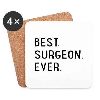Best surgeon - Coasters (set of 4) - white - Front