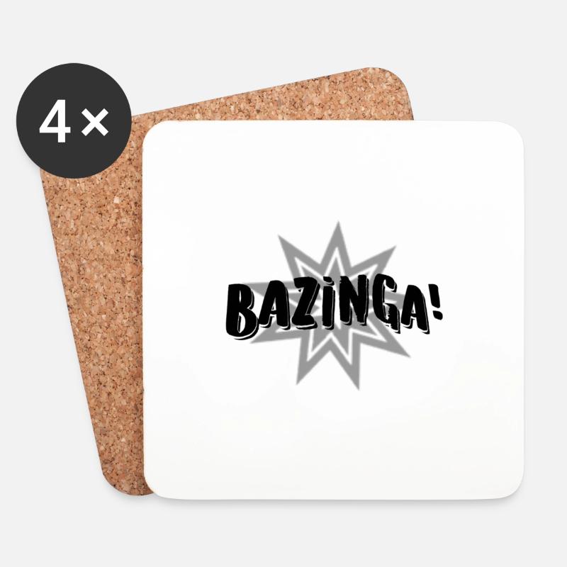 Big Bang Theorie - Untersetzer (4er-Set) - Weiß