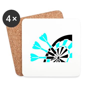 dart - Coasters (set of 4) - white - Front