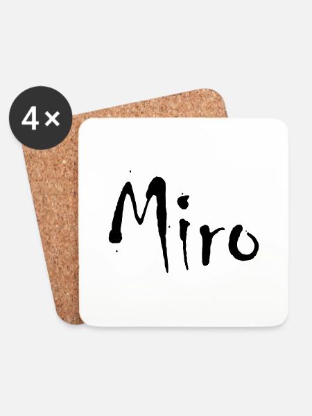 Miro - Coasters (set of 4) - white