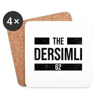 Dersim 62 Türkei Turkiye Geschenk Urlaub TR Türk - Untersetzer (4er-Set) - Weiß - Vorne