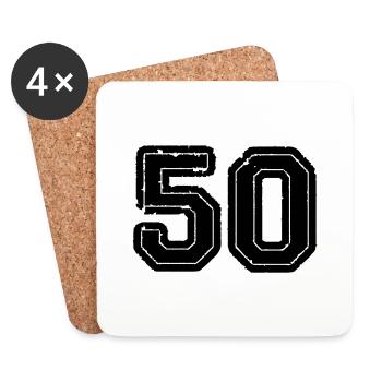 50 - Coasters (set of 4) - white - Front