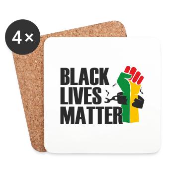 Juneteenth Day 1865, Black Lives Matter - Untersetzer (4er-Set) - Weiß - Vorne