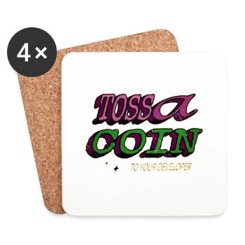 health informatics specialist clothing - Coasters (set of 4) - white - Front